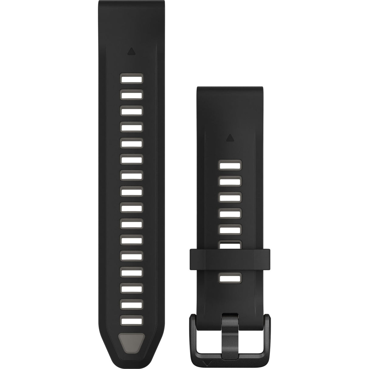 Garmin QuickFit 20 Watch Band, Black/Pebble Grey Silicone - Fitness New Zealand