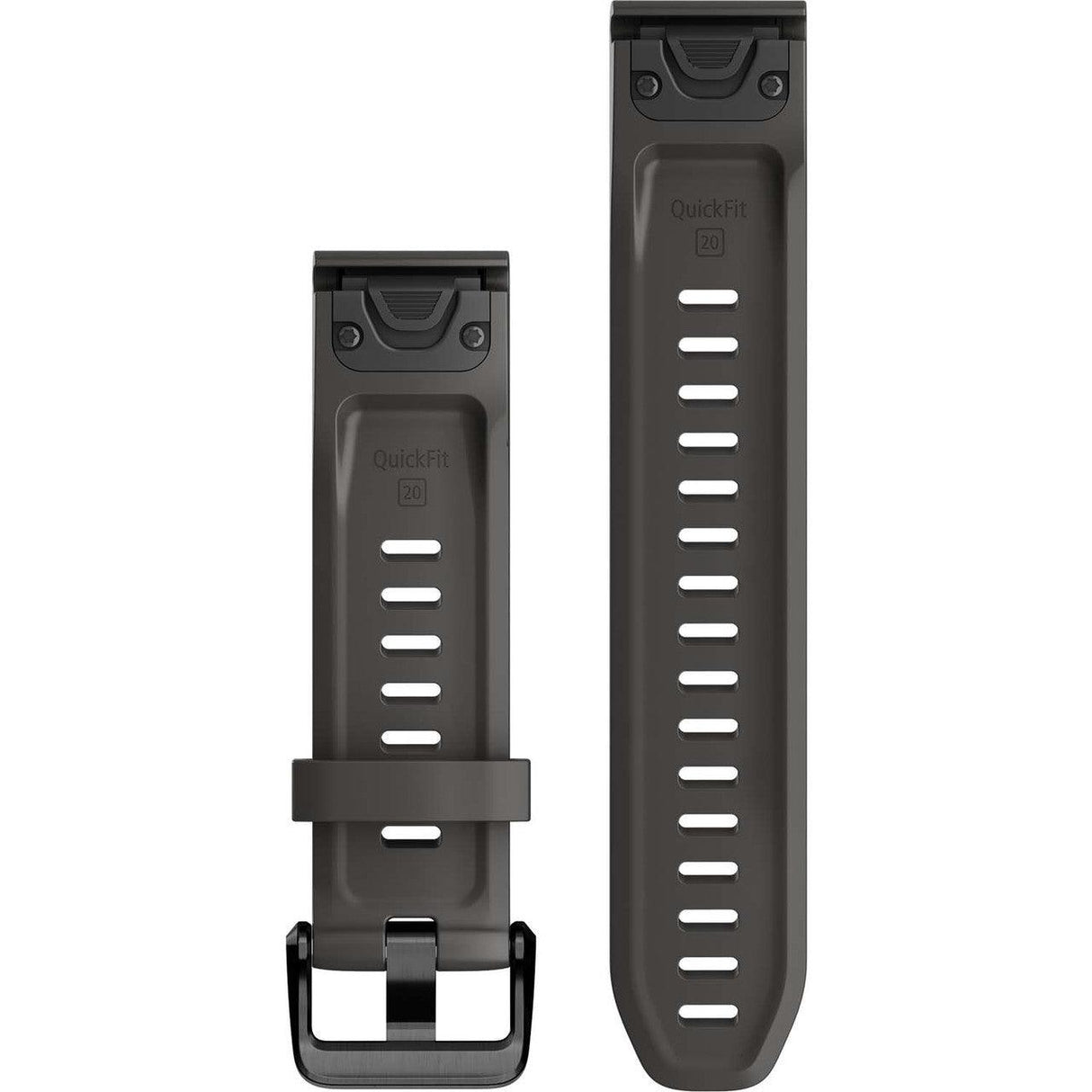 Garmin QuickFit 20mm Watch Band – Graphite Silicone - Fitness New Zealand