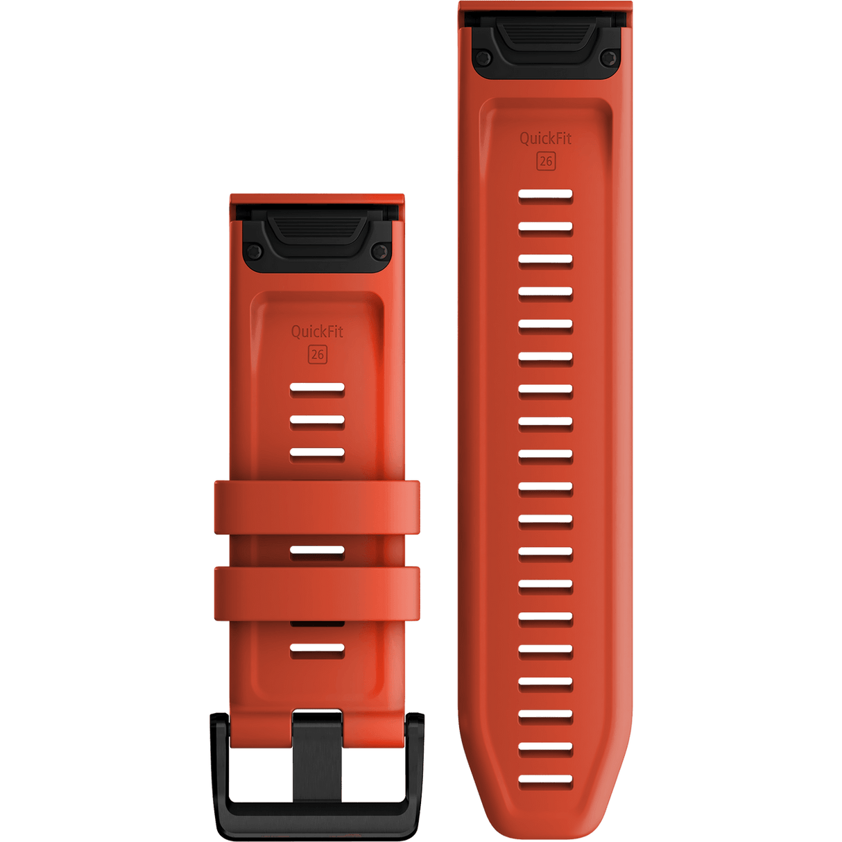 Garmin QuickFit 26 Watch Band Flame Red Silicone - Fitness New Zealand