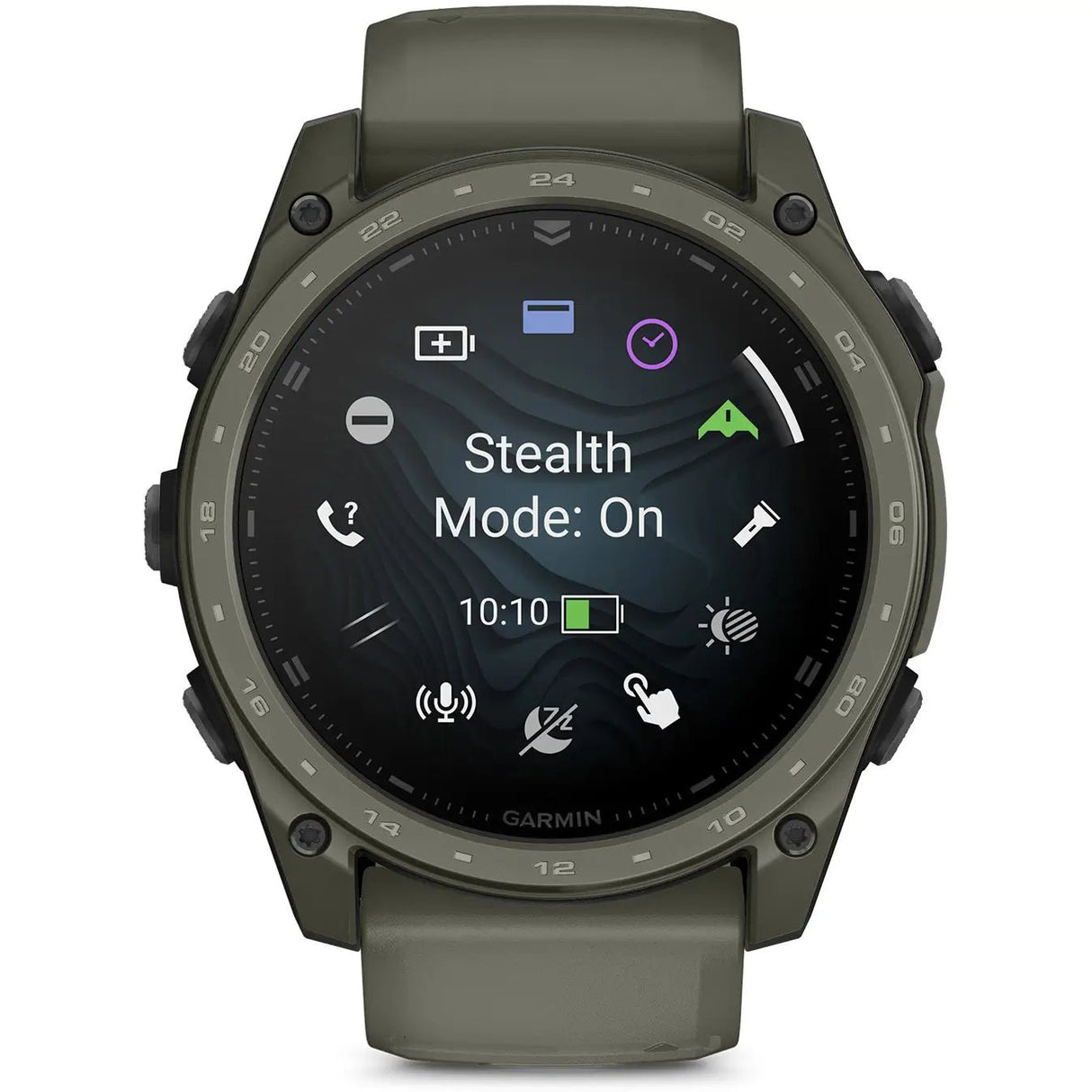 Garmin tactix 8 – 51 mm, AMOLED - Olive Drab Cerakote Coating - Fitness New Zealand