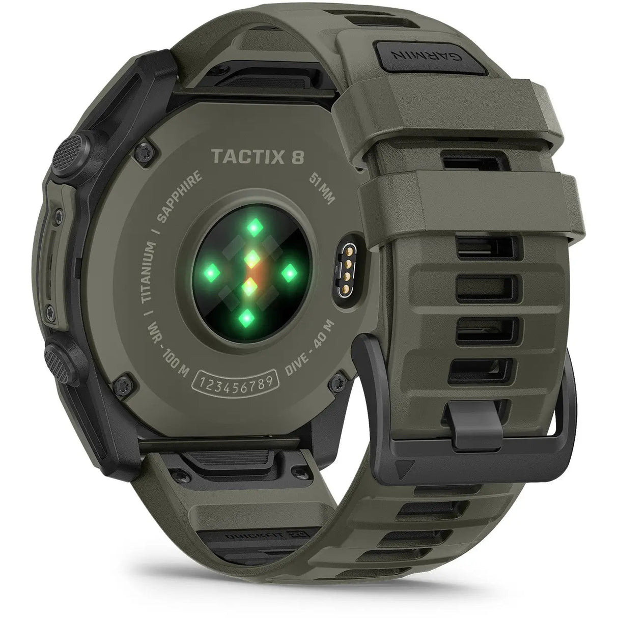Garmin tactix 8 – 51 mm, AMOLED - Olive Drab Cerakote Coating - Fitness New Zealand