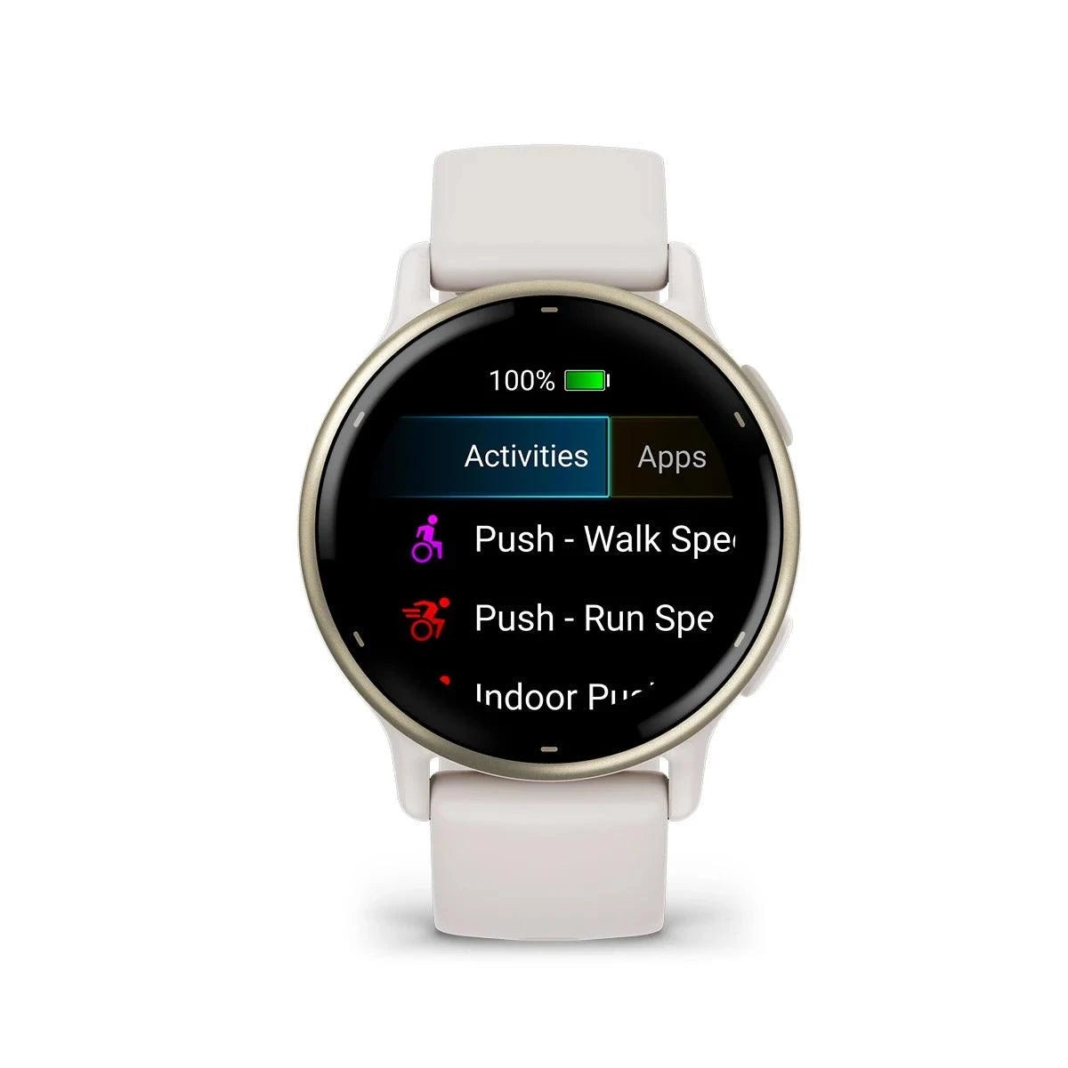Garmin vivoactive 5 - Cream Gold with Ivory Band - Fitness New Zealand