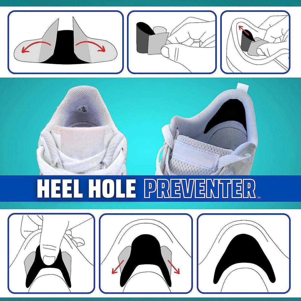Heel Hole Preventer Patches - Fitness New Zealand