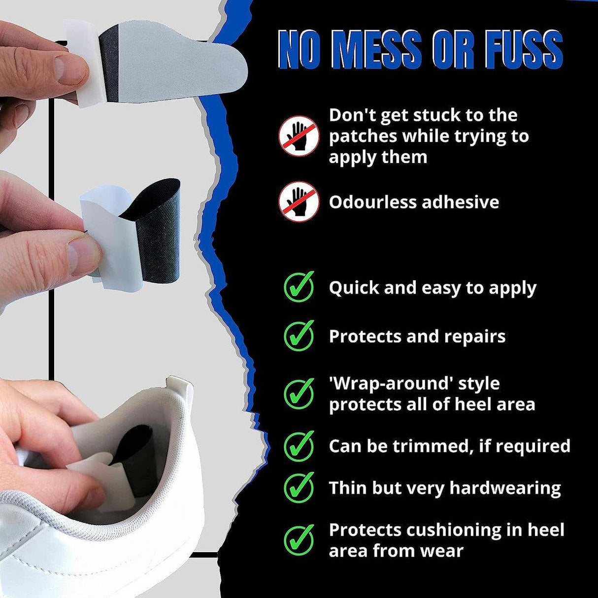 Heel Hole Preventer Patches - Fitness New Zealand