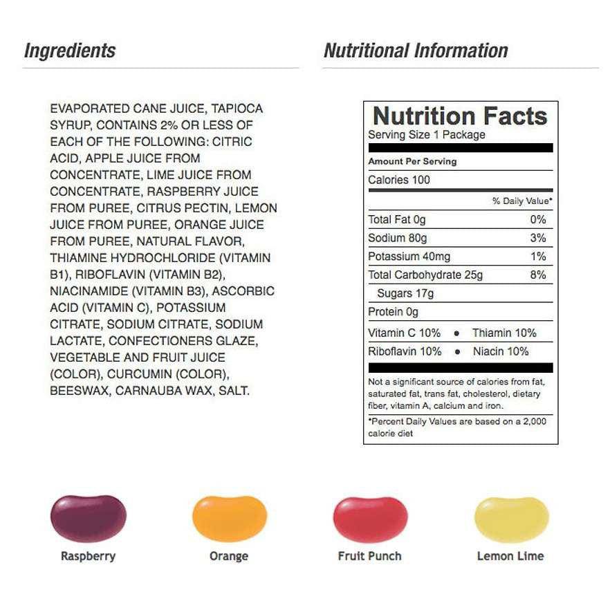 Jelly Belly Sports Beans – Assorted - Fitness New Zealand