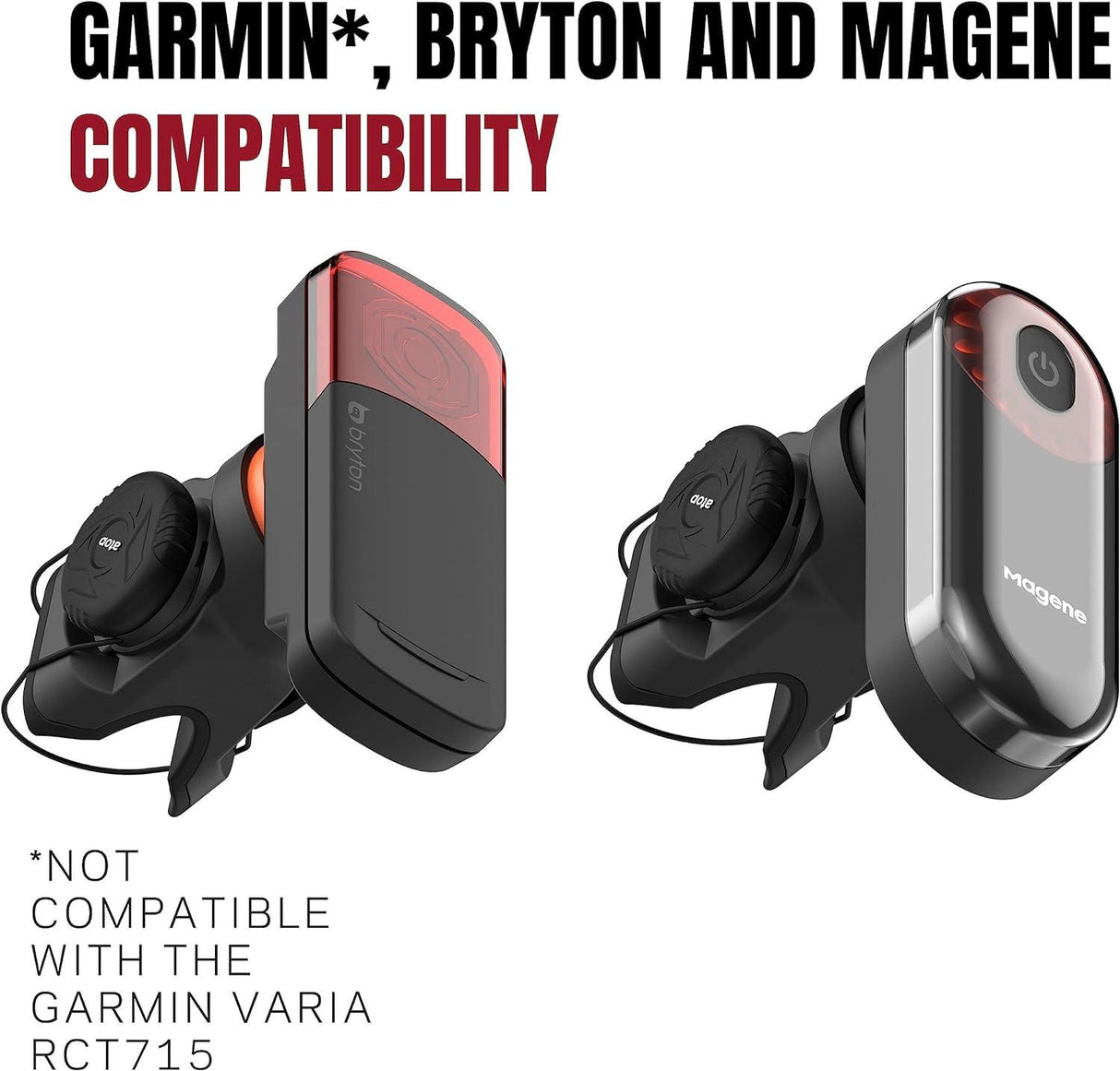 KOM Cycling for Garmin Varia Mount Tail Lights - Fitness New Zealand