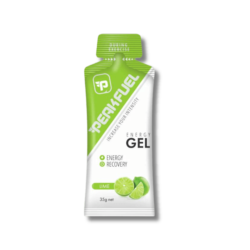 PEAKFUEL Lime 35g Energy Gels - Box of 5 - Fitness New Zealand