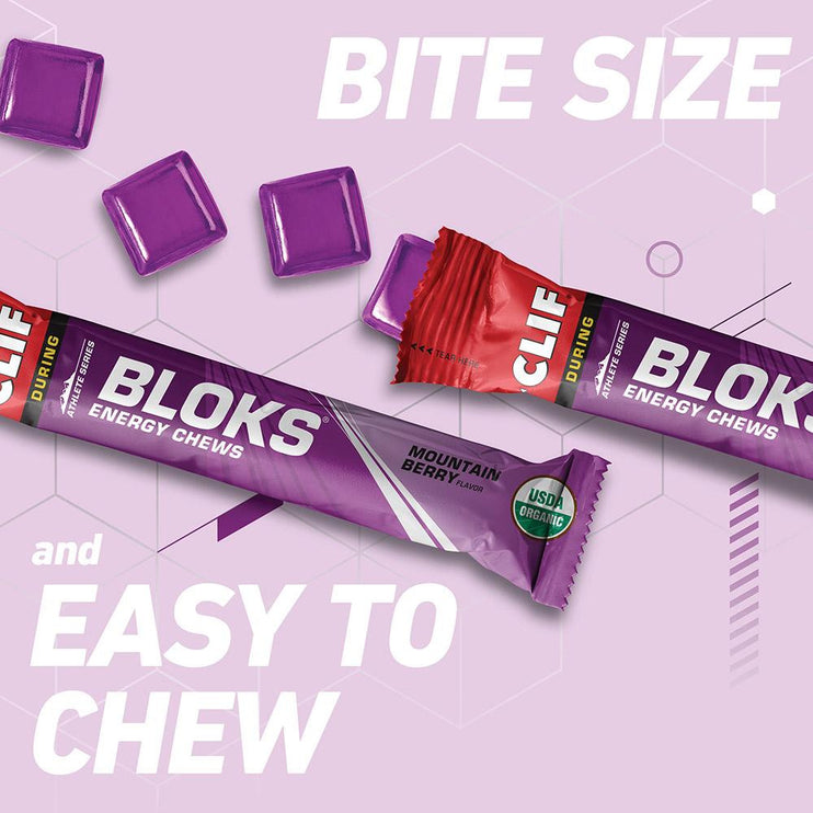 Clif Bloks Energy Chews – MOUNTAIN BERRY