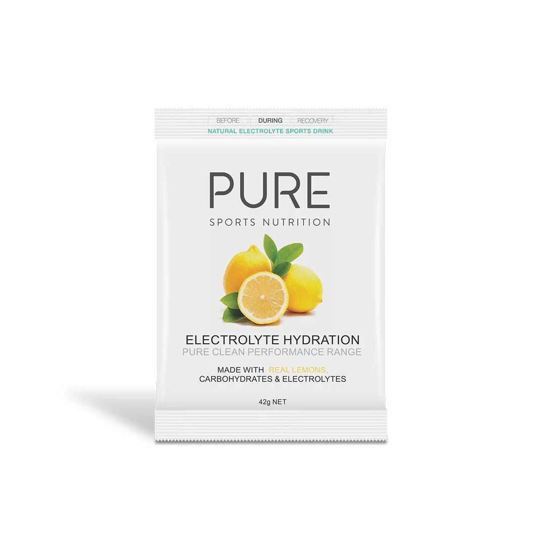 PURE Electrolyte Hydration - Lemon - 42g - Fitness New Zealand