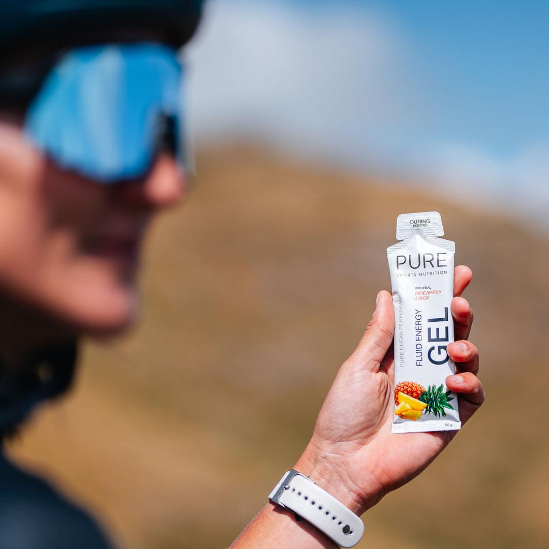 PURE Fluid Pineapple Energy Gel 50g - Fitness New Zealand