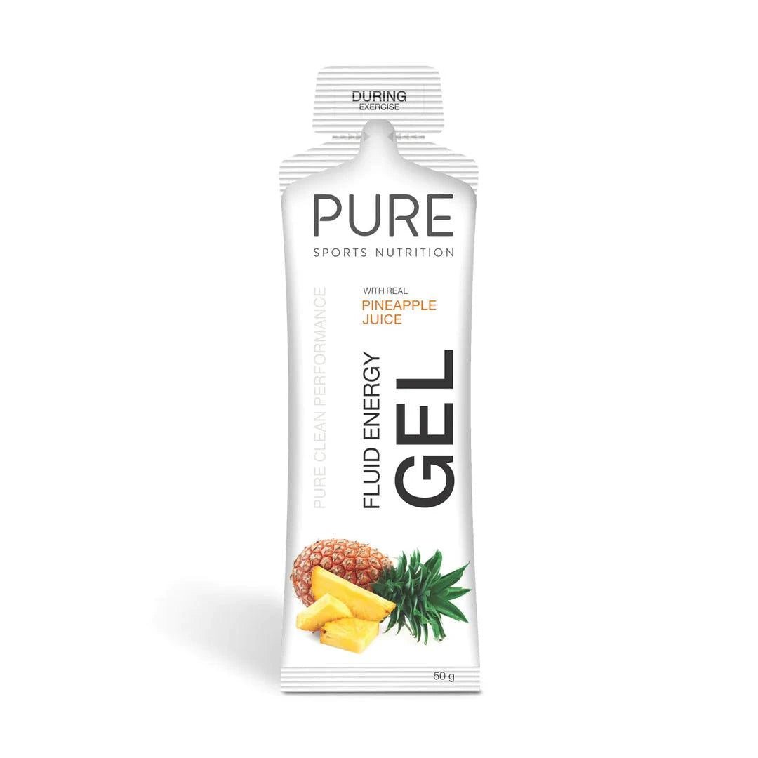 PURE Fluid Pineapple Energy Gel 50g - Fitness New Zealand