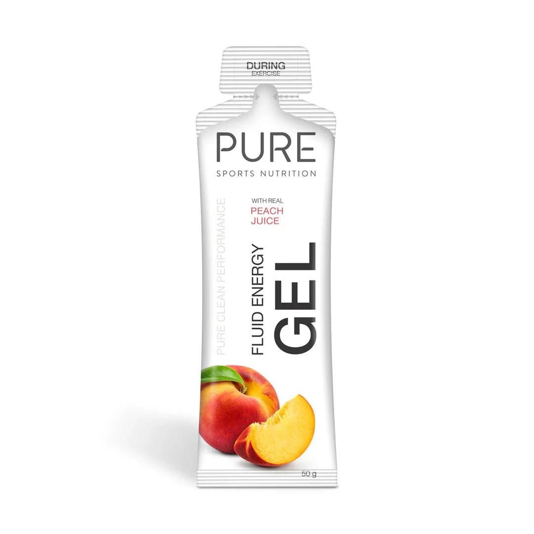 PURE Peach Energy Gel 50g - Fitness New Zealand