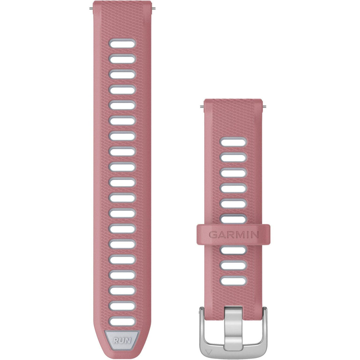 Quick Release Band (18 mm) – Pink/Whitestone with Silver Hardware - Fitness New Zealand