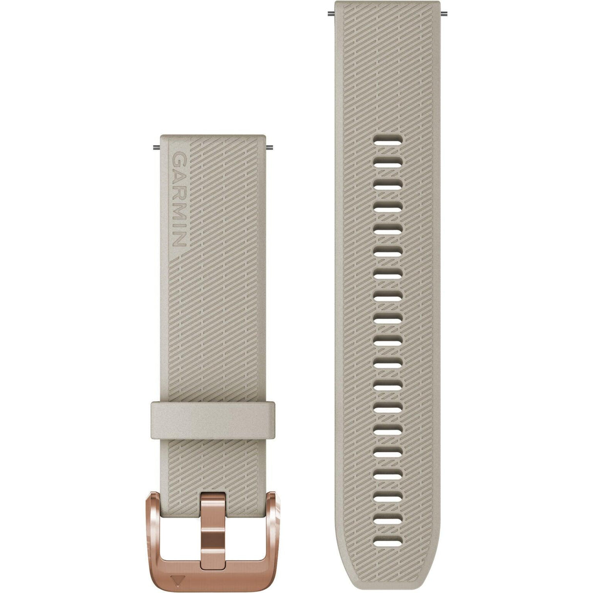 Quick Release Band 20mm – Light Sand with Rose Gold Hardware - Fitness New Zealand