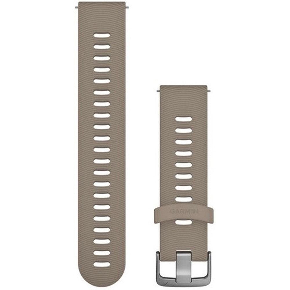 Quick Release Band 20mm – Sandstone with Silver Hardware - Fitness New Zealand