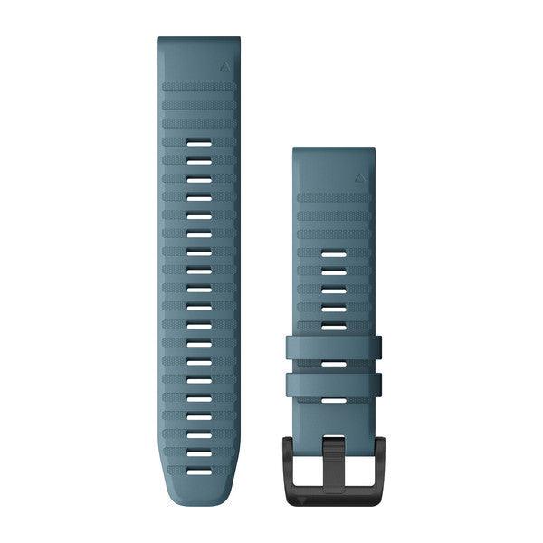 QuickFit 22 Watch Band – Lakeside Blue Silicone - Fitness New Zealand