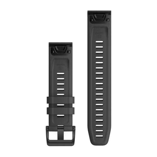 QuickFit 22 Watch Band – Slate Grey Silicone - Fitness New Zealand