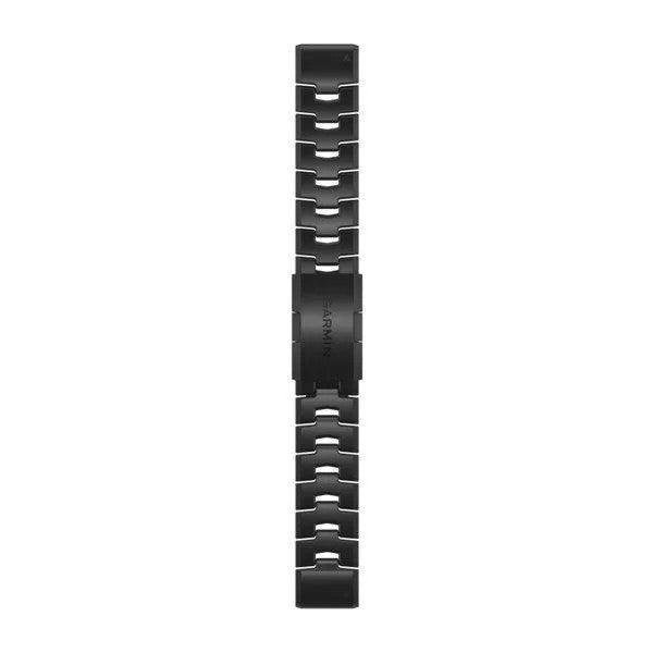 QuickFit 22 Watch Band – Vented Titanium Bracelet with Carbon Gray DLC Coating - Fitness New Zealand