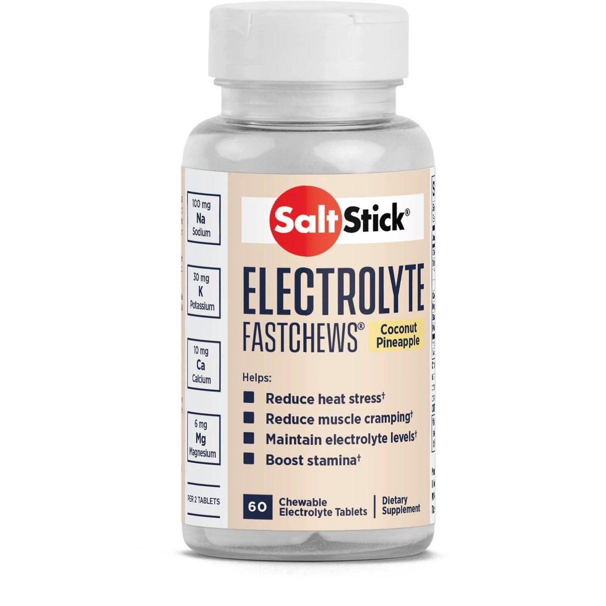 SaltStick FastChews - 60 Chewable Electrolytes - Coconut Pineapple - Fitness New Zealand