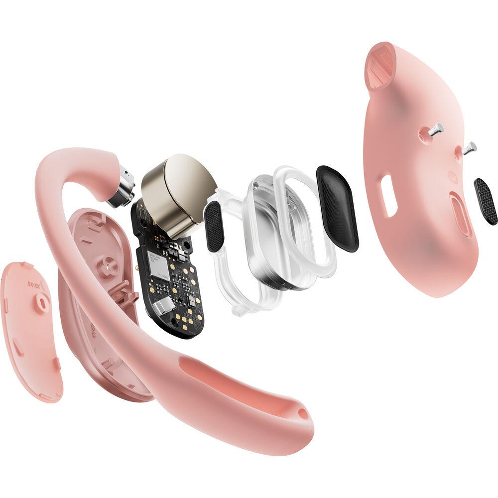 SHOKZ OpenFit Air True Wireless Open - Ear Headphones (Pink) - Fitness New Zealand