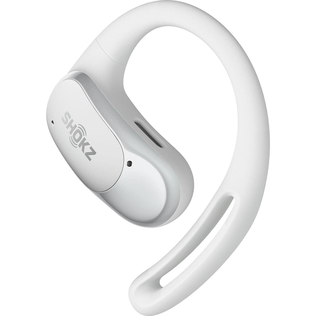 SHOKZ OpenFit Air True Wireless Open - Ear Headphones (White) - Fitness New Zealand