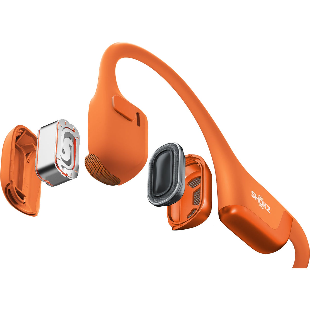 Shokz OpenRun Pro 2 Bluetooth Headphones - Orange - Fitness New Zealand