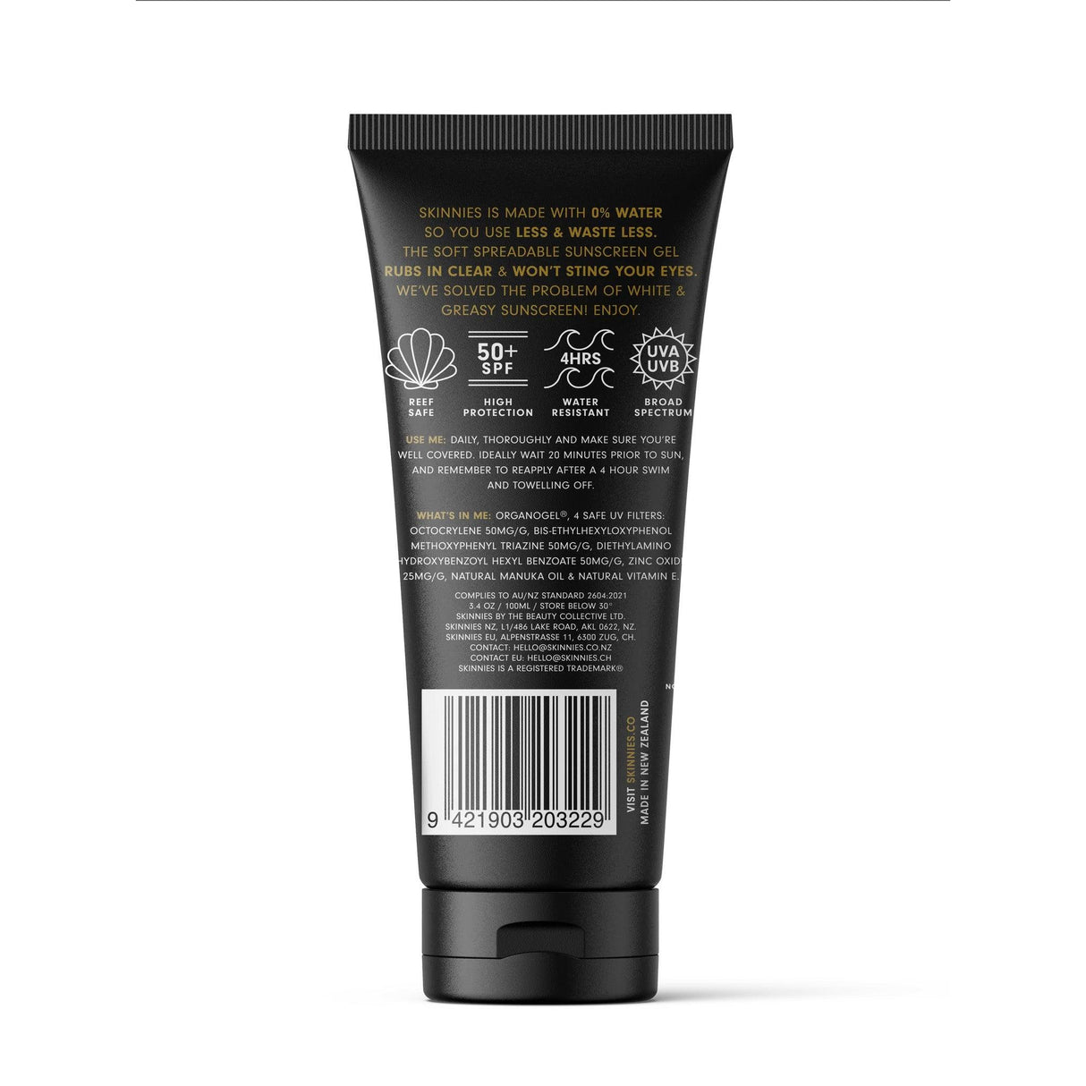 Skinnies CONQUER SPF50+ 100ml - Fitness New Zealand