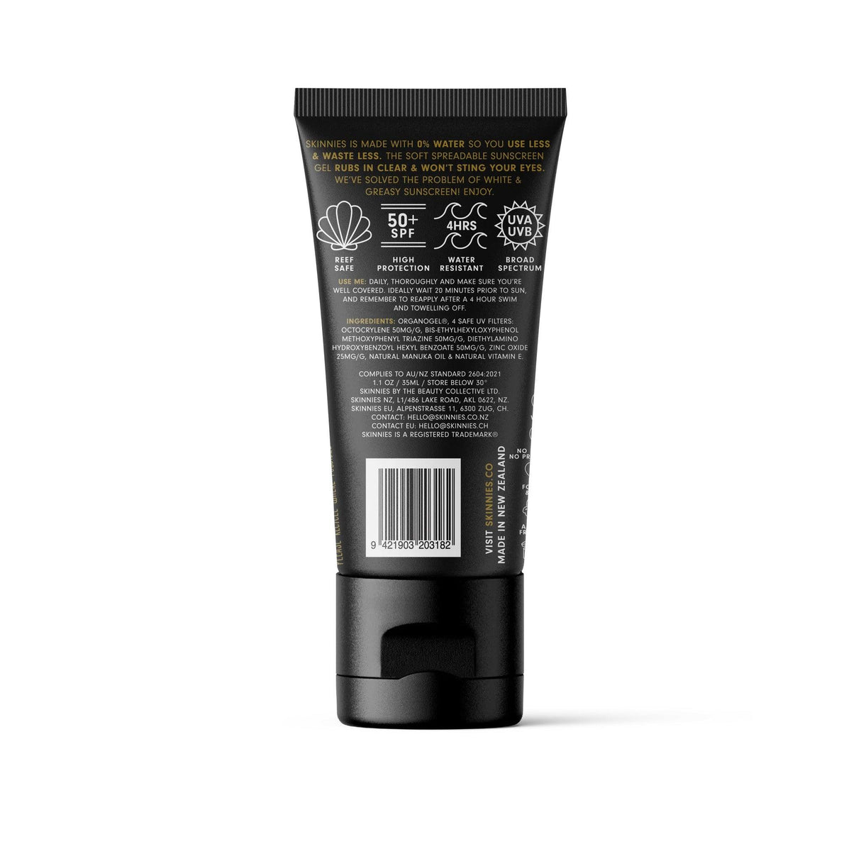 Skinnies CONQUER SPF50+ 35ml - Fitness New Zealand