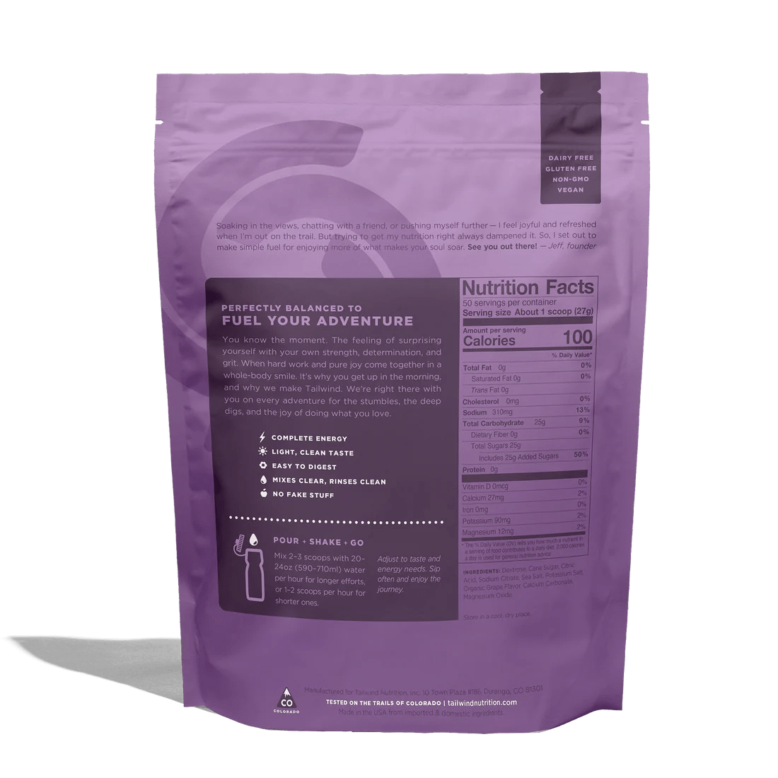 Tailwind Nutrition - Grape - 50 Serve - Fitness New Zealand