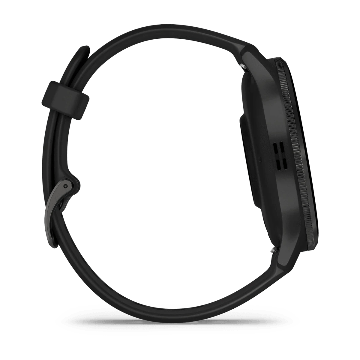 Venu 3 Slate stainless steel bezel with black case and silicone band - Fitness New Zealand