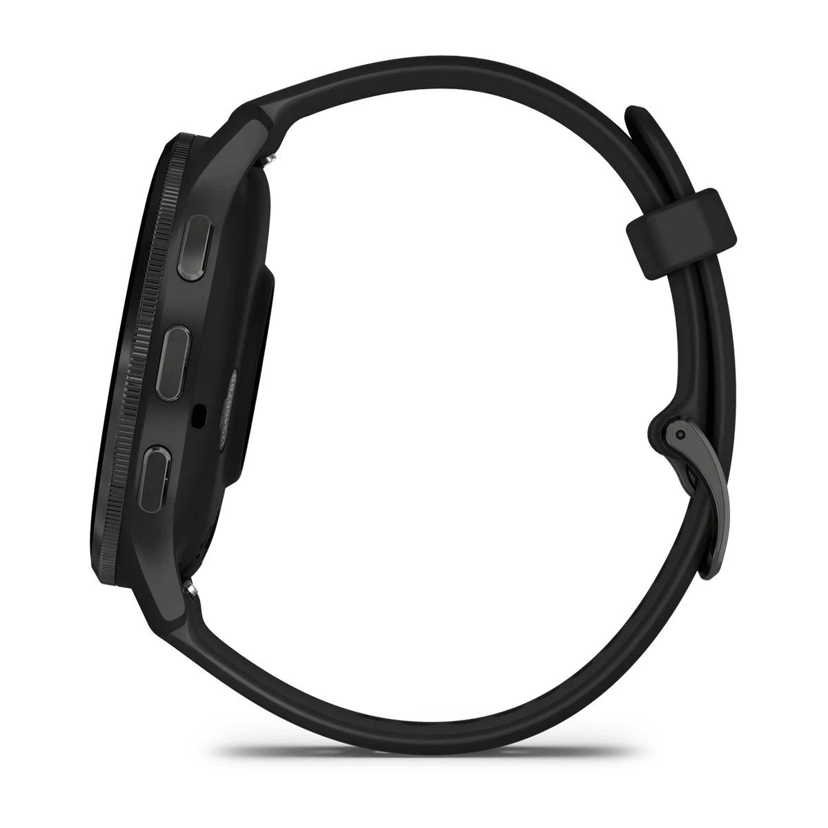 Venu 3 Slate stainless steel bezel with black case and silicone band - Fitness New Zealand