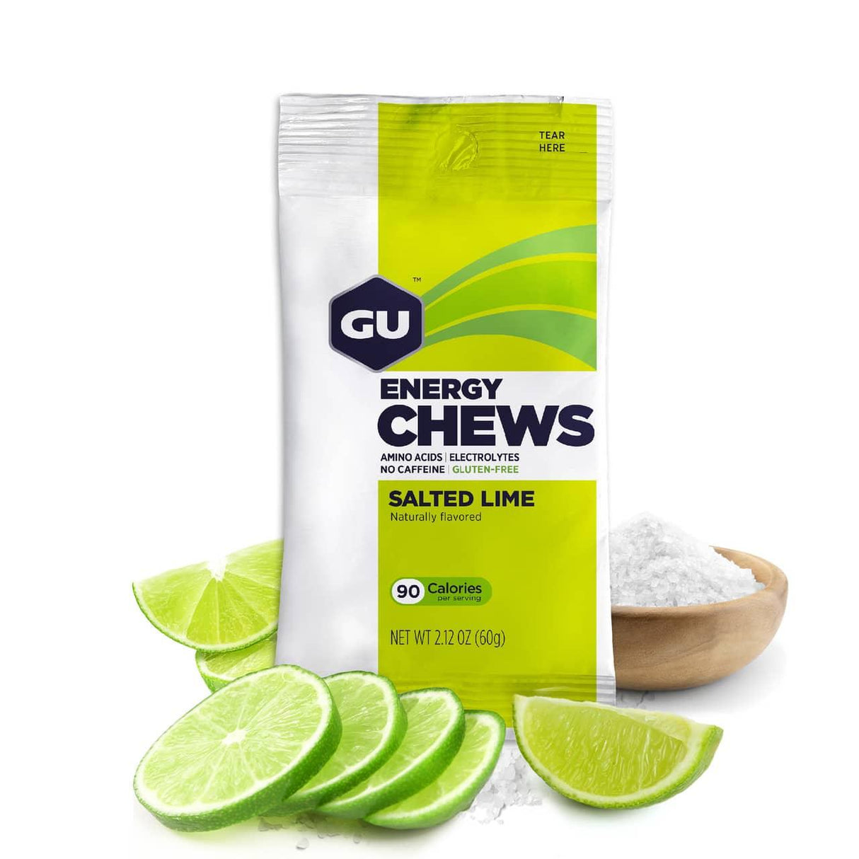 GU Salted Lime Energy Chews - Fitness New Zealand