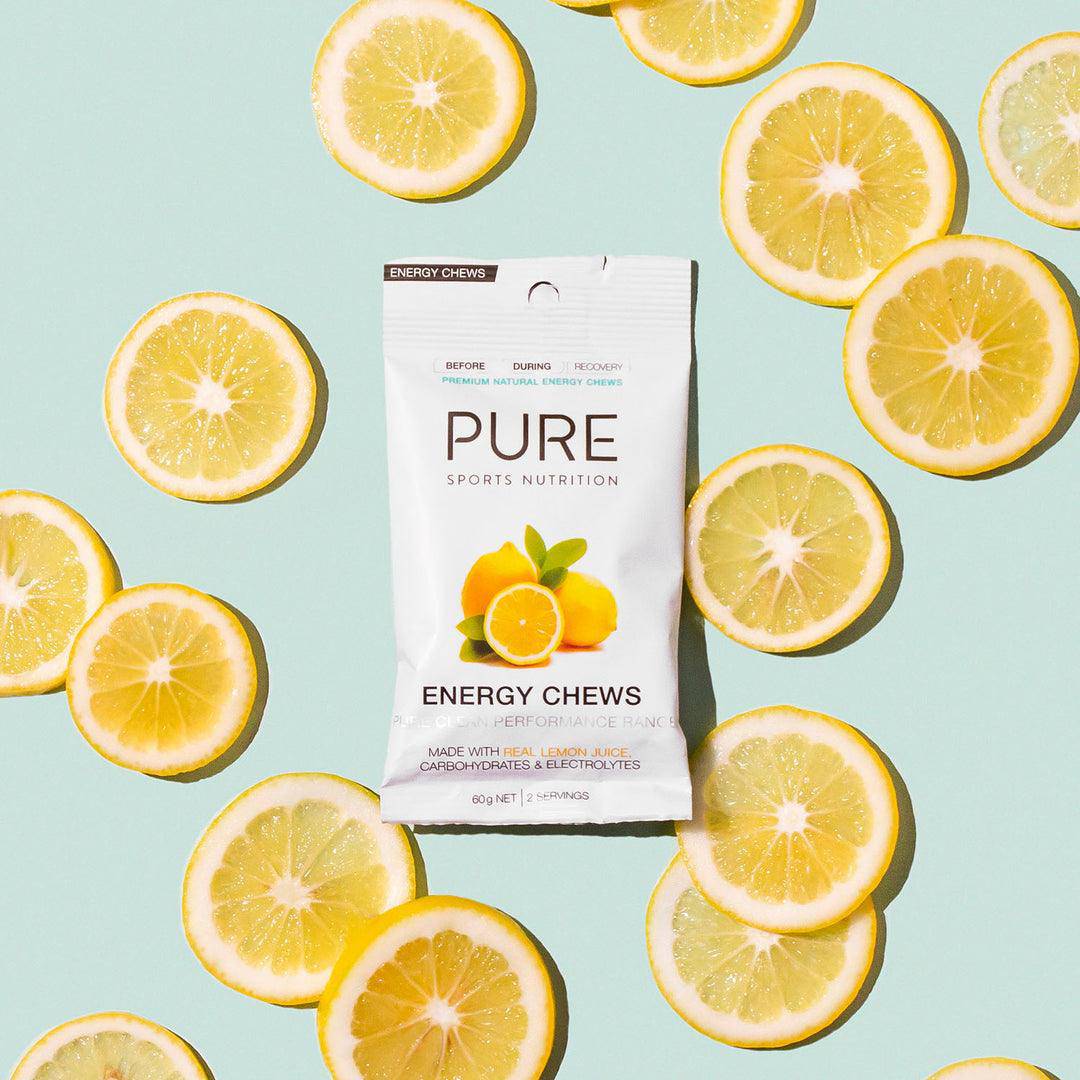 PURE Energy Chews - Lemon - Fitness New Zealand