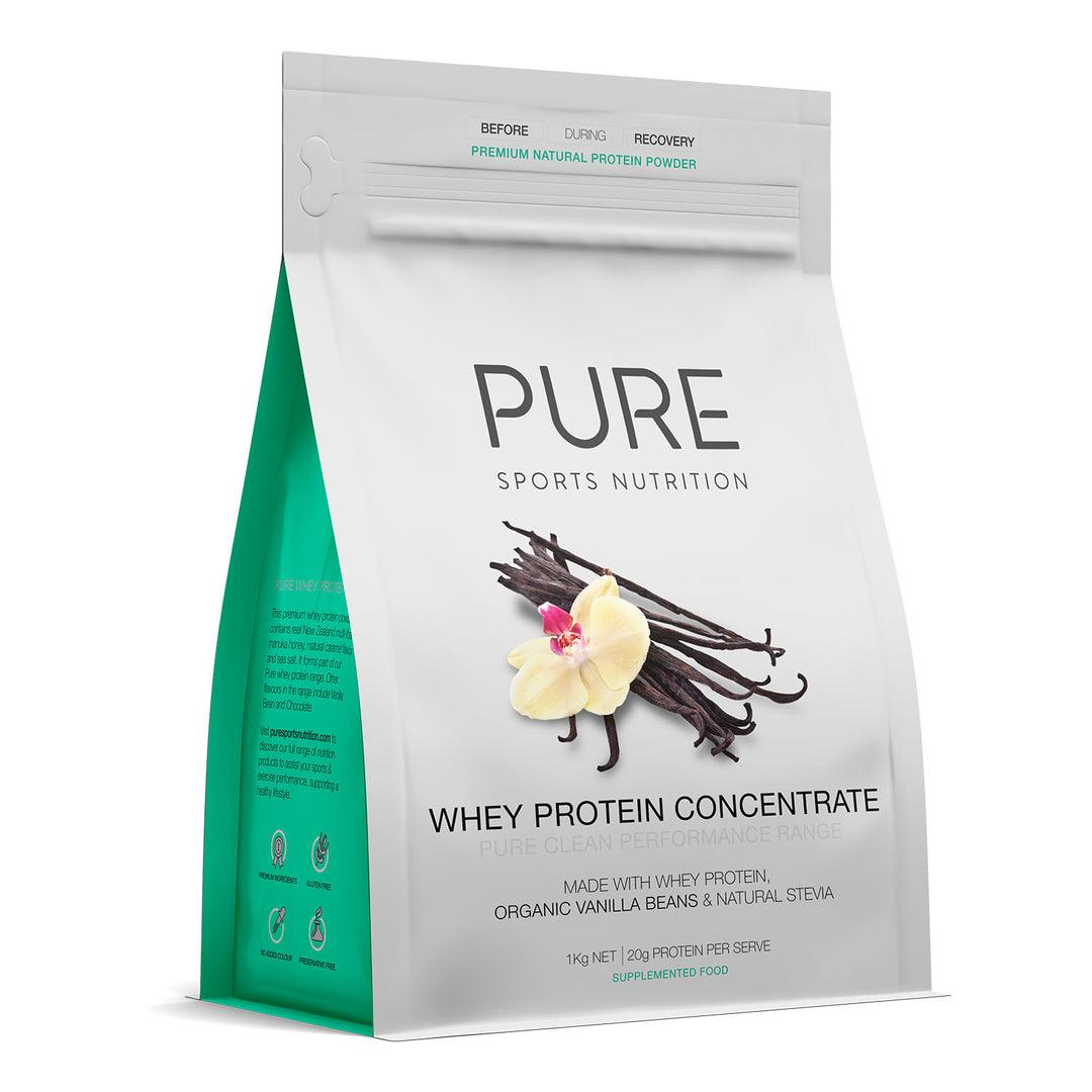 PURE Whey Protein - Vanilla - 1kg - Fitness New Zealand