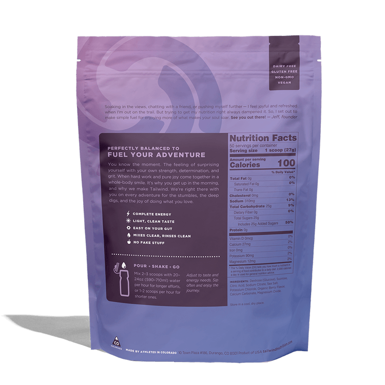 Tailwind Nutrition - Berry - 50 Serve - Fitness New Zealand