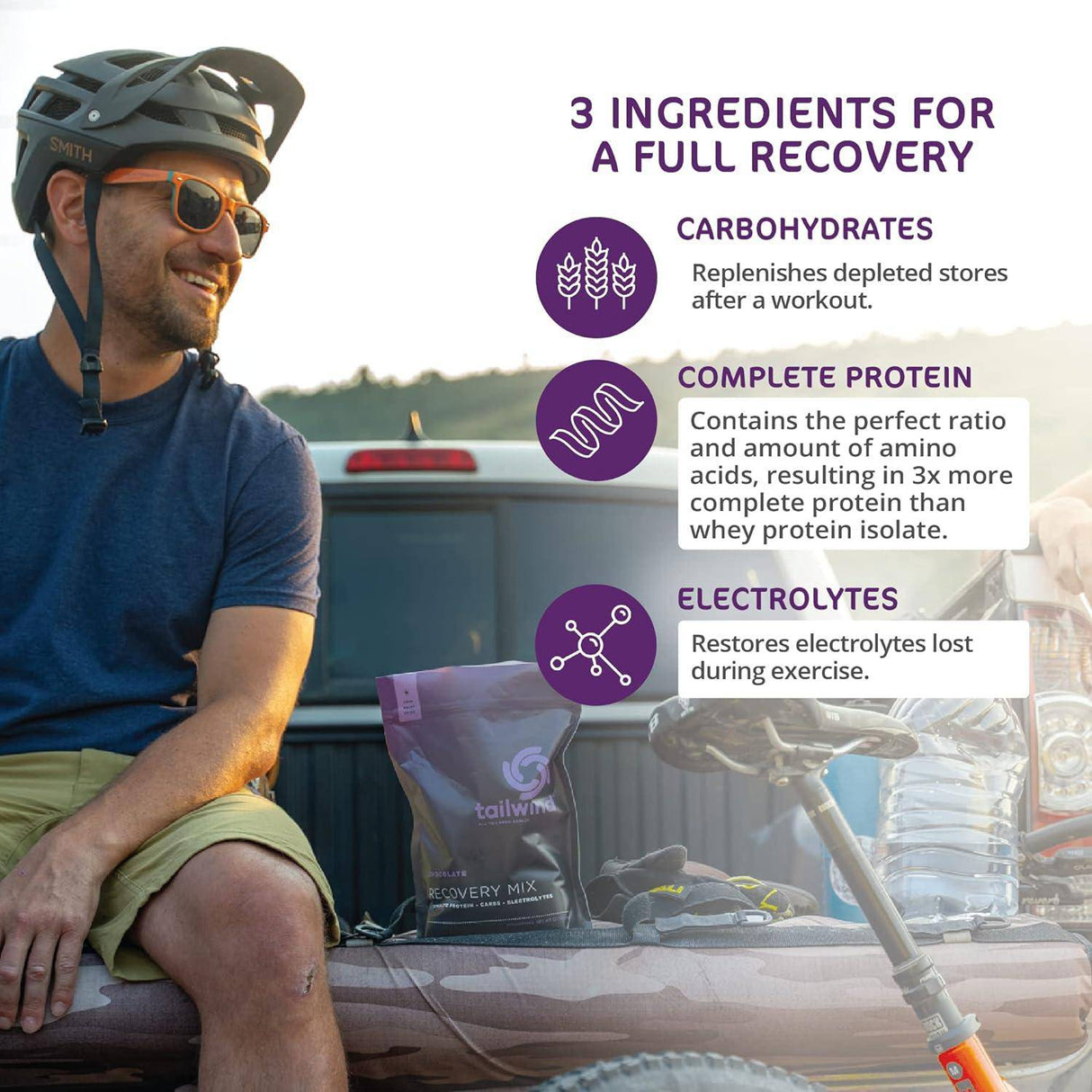 Tailwind Nutrition REBUILD Recovery Drink - Chocolate - Fitness New Zealand