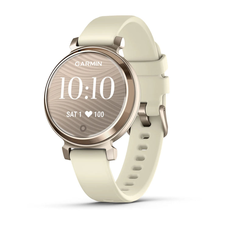 Garmin Lily 2 - Cream Gold with Coconut Silicone Band