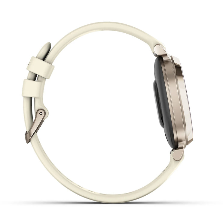 Garmin Lily 2 - Cream Gold with Coconut Silicone Band