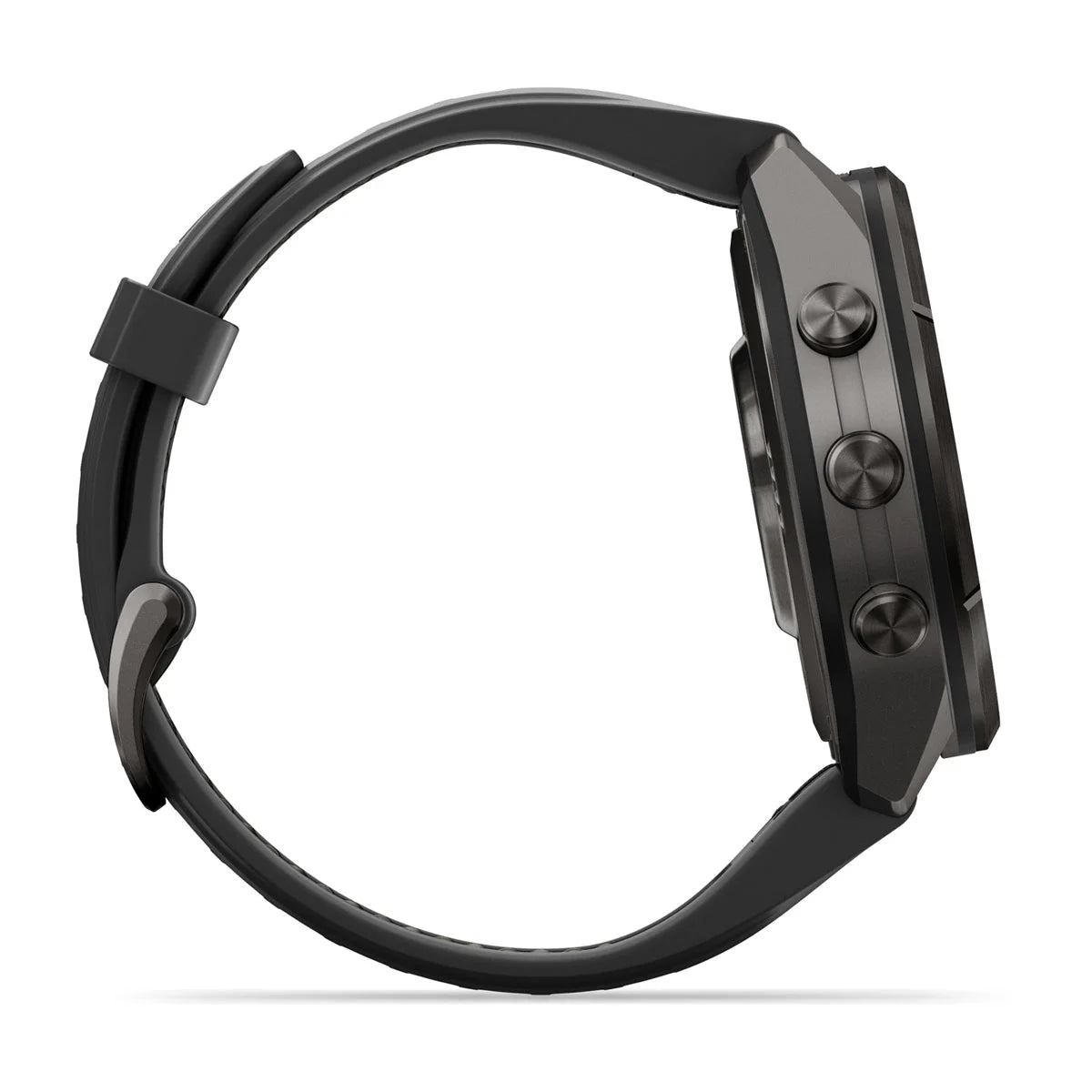fenix 9 Pro - 43mm - Carbon Grey DLC Titanium with Black/Pebble Grey Silicone Band