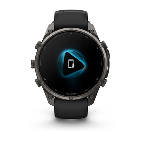 fenix 9 Pro - 47mm - Carbon Grey DLC Titanium with Black/Pebble Grey Silicone Band