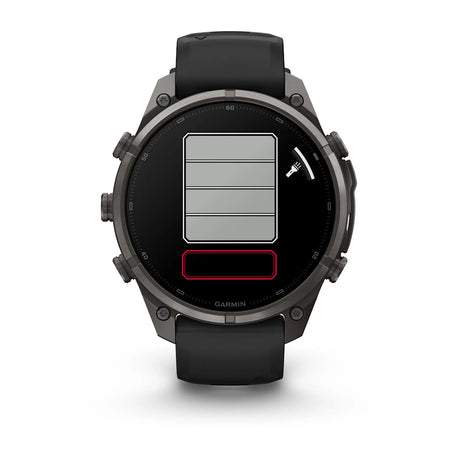 fenix 9 Pro - 47mm - Carbon Grey DLC Titanium with Black/Pebble Grey Silicone Band