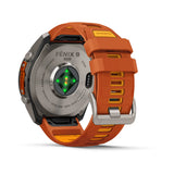 fenix 9 Pro – inReach - 51mm - Titanium with Autumn Orange/Spark Orange Silicone Band
