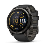 fenix 9 Pro – inReach - 51mm - Carbon Grey DLC Titanium with Black/Pebble Grey Silicone Band