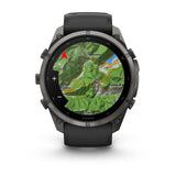fenix 9 Pro – inReach - 51mm - Carbon Grey DLC Titanium with Black/Pebble Grey Silicone Band