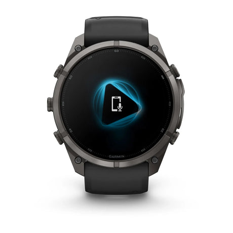 fenix 9 Pro - 51mm - Carbon Grey DLC Titanium with Black/Pebble Grey Silicone Band