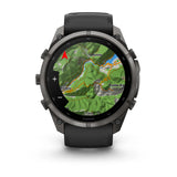 fenix 9 Pro - 51mm - Carbon Grey DLC Titanium with Black/Pebble Grey Silicone Band