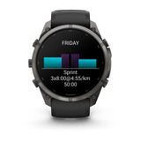 fenix 9 Pro - 51mm - Carbon Grey DLC Titanium with Black/Pebble Grey Silicone Band