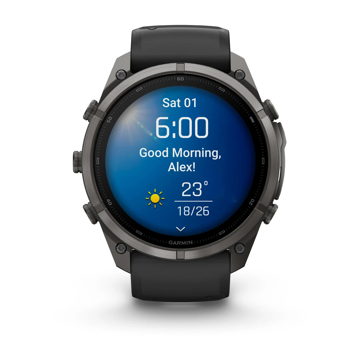 fenix 9 Pro - 51mm - Carbon Grey DLC Titanium with Black/Pebble Grey Silicone Band