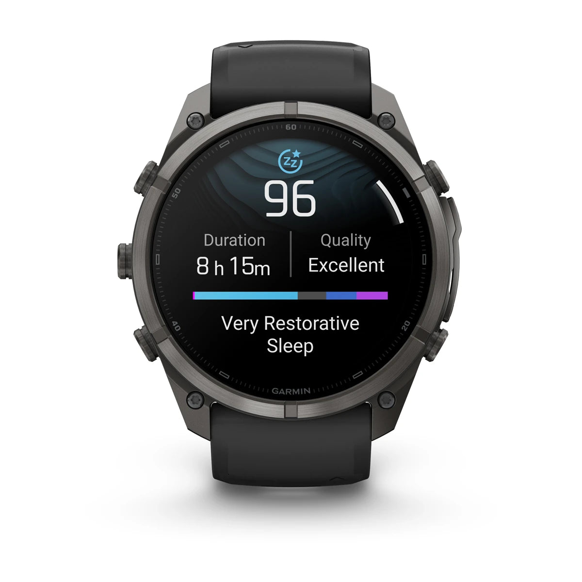 fenix 9 Pro - 51mm - Carbon Grey DLC Titanium with Black/Pebble Grey Silicone Band
