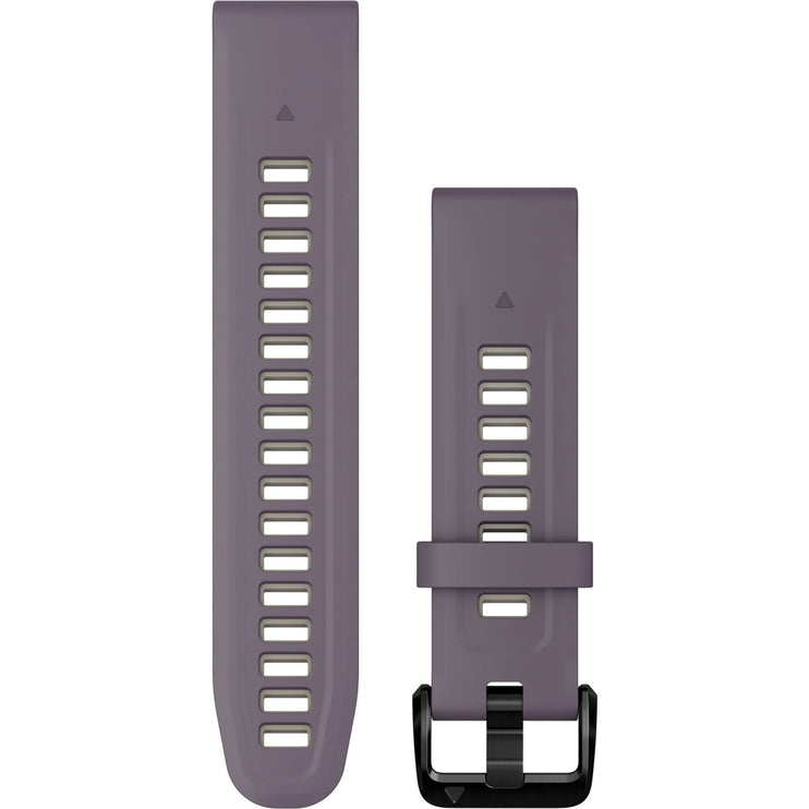 Garmin QuickFit 20 Watch Bands – Deep Orchid/Light Sand Silicone